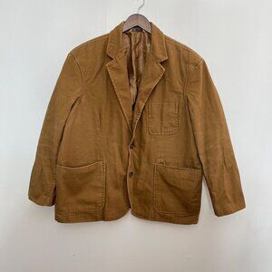 Duluth Jacket Men's  Brown Tan Fire Hose Presentation Canvas Work Chore Coat 2XL